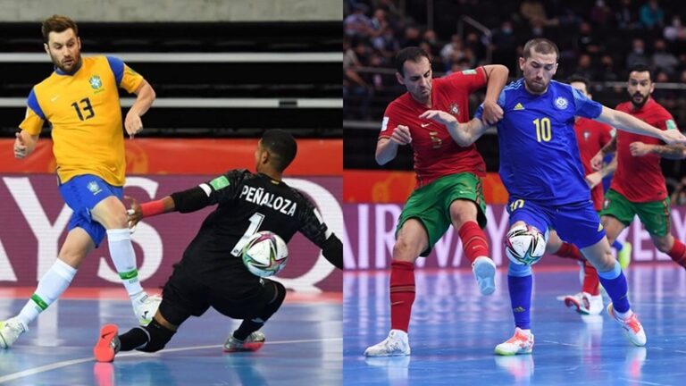 Total jumlah pemain dalam futsal dan sepakbola